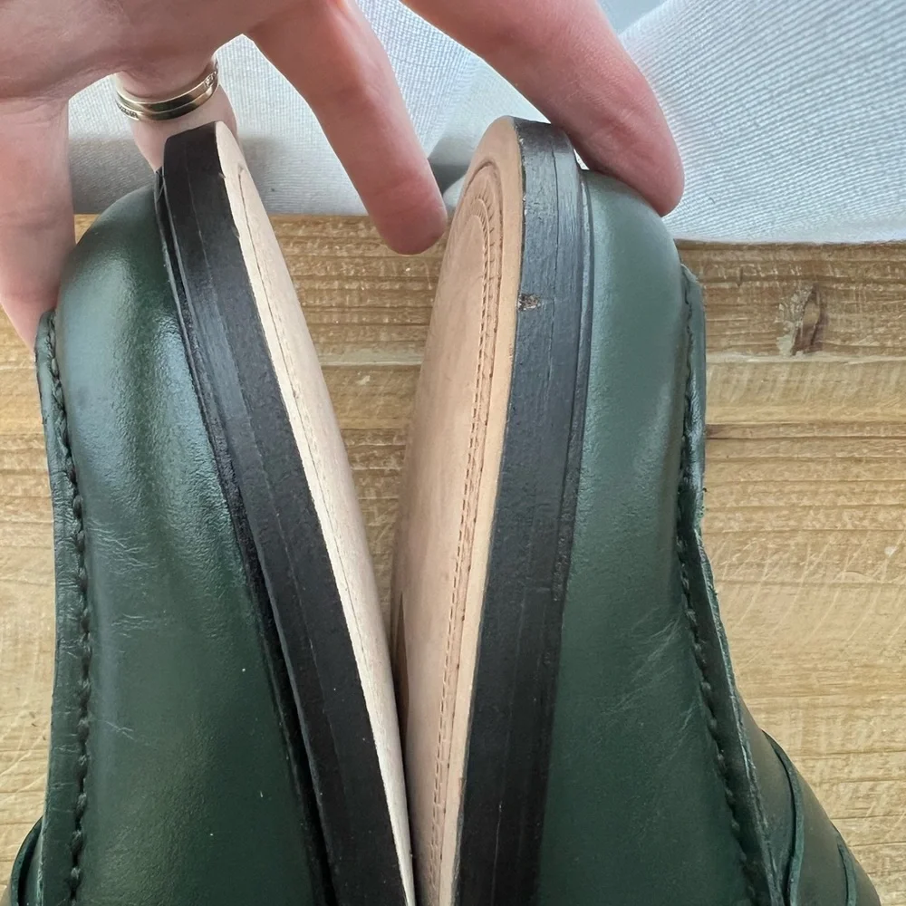 Vinny’s Townee Penny Loafer in Dark Green Men’s Size 43 New
